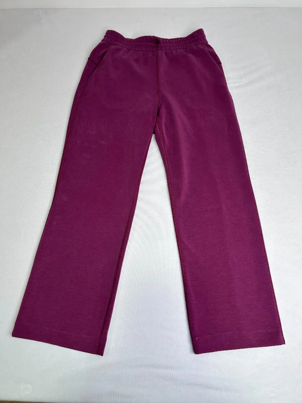 Lululemon Softstreme High Rise Pant Size 6 Magenta Plum Hemmed 27 Inseam